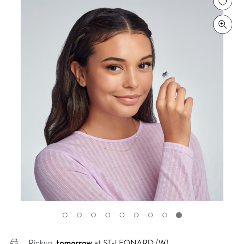 🎈NWT KISS imPRESS Press On Falsies Easy Tab Eyelashes - Black - Classy Natural